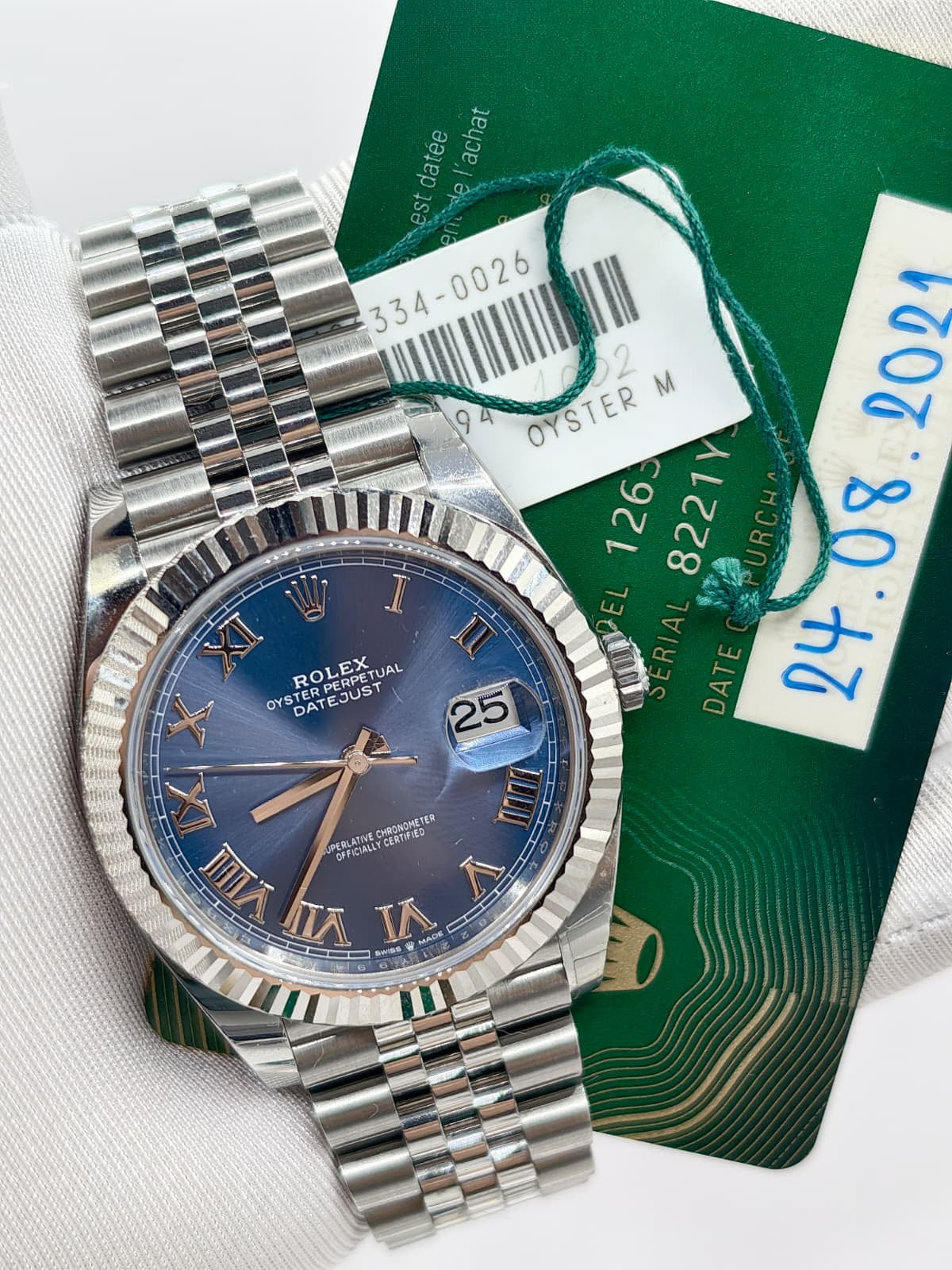 [Watch & Card] Rolex Datejust 41mm, Ref 126334