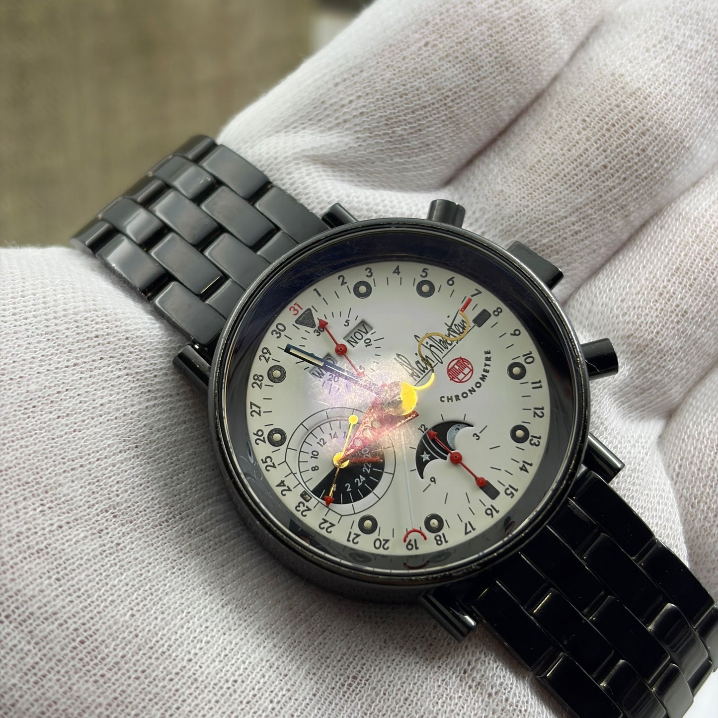 Alain Silberstein Krono II Bauhaus Triple Calendar Moon Phase Limited Edition