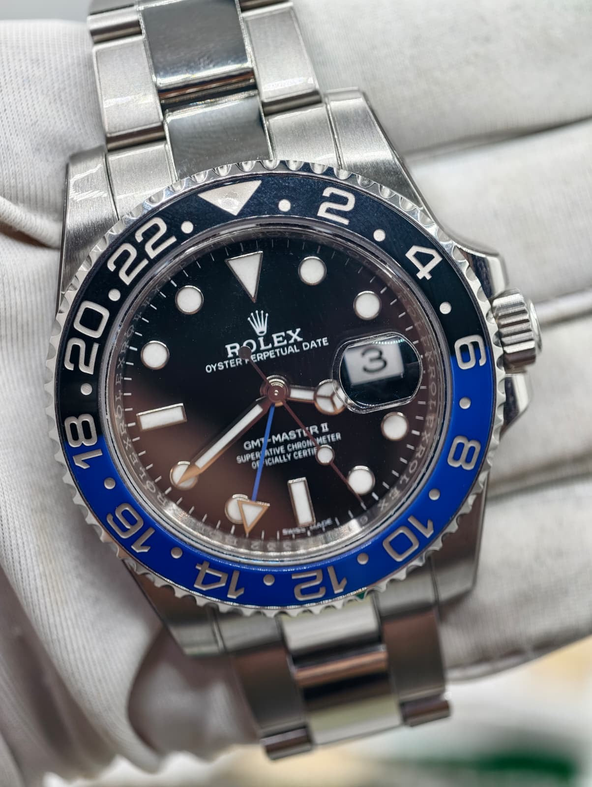 [Watch & Card] Stainless Steel GMT “Batman”