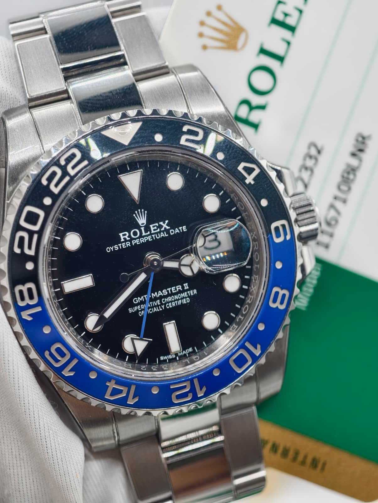 [Watch & Card] Stainless Steel GMT “Batman”