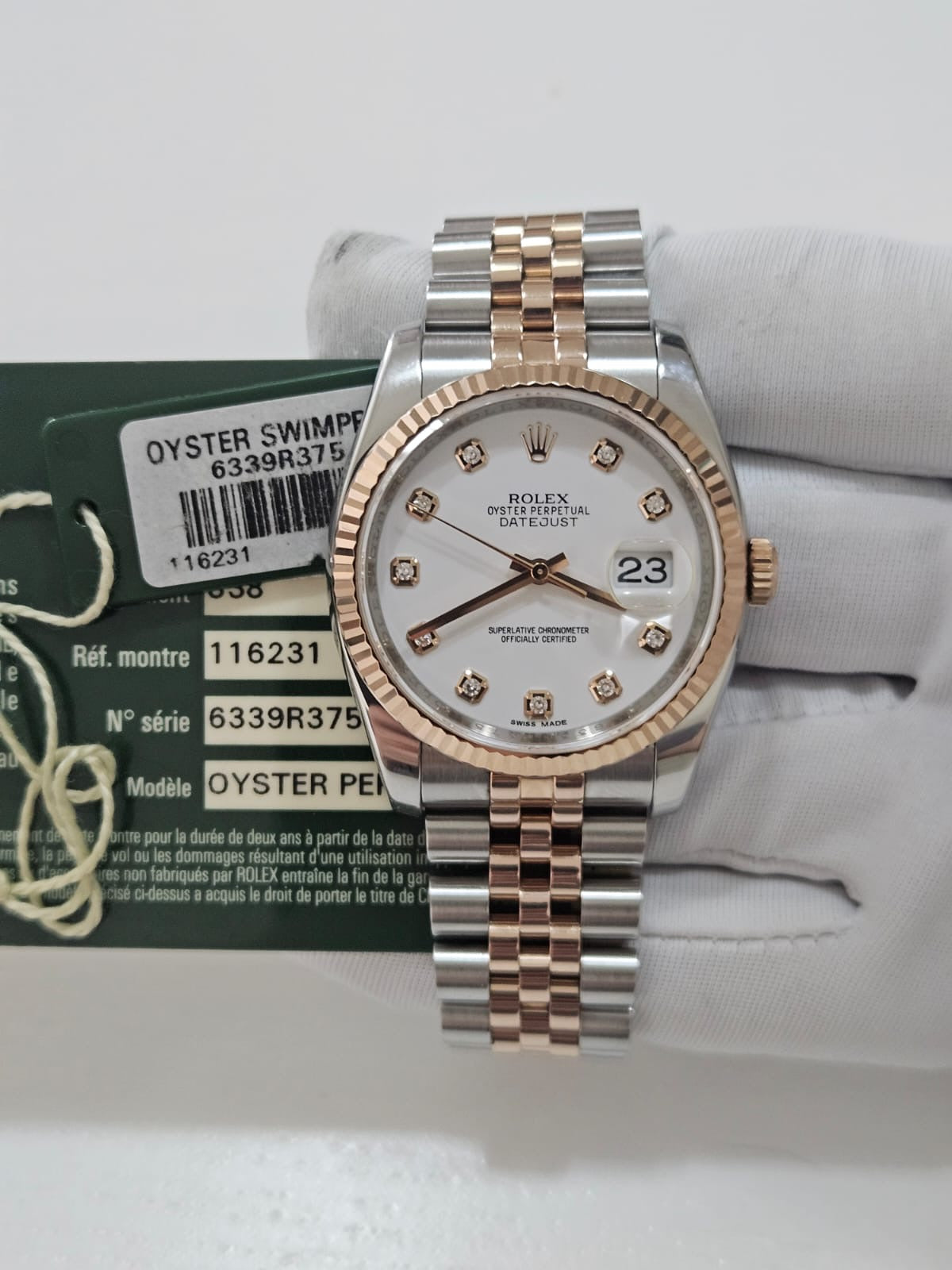[Watch & Card] Rolex Rose Gold Datejust 36mm, 116231