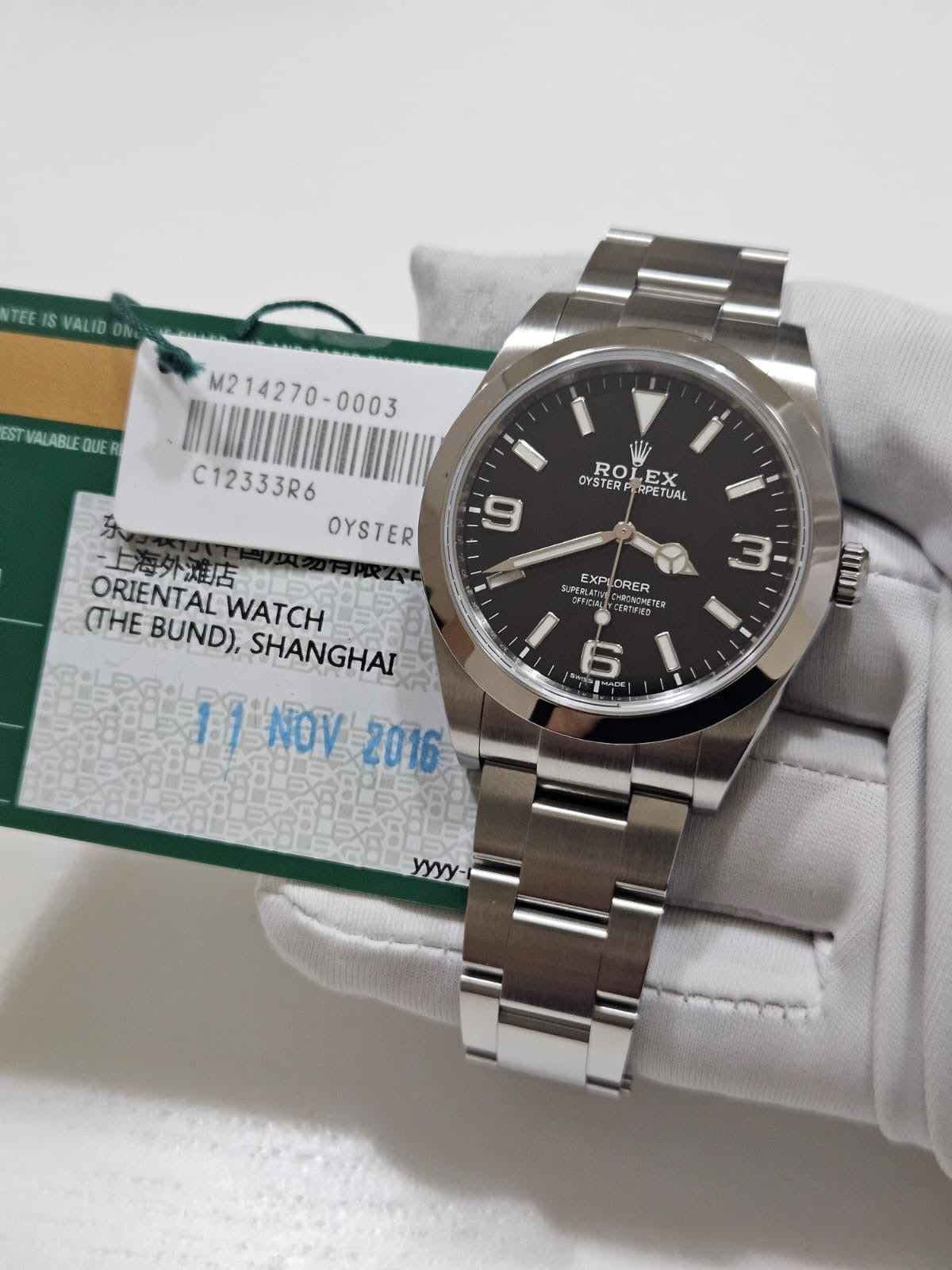 [Watch & Card] Rolex Steel Explorer 1 MK2 39mm