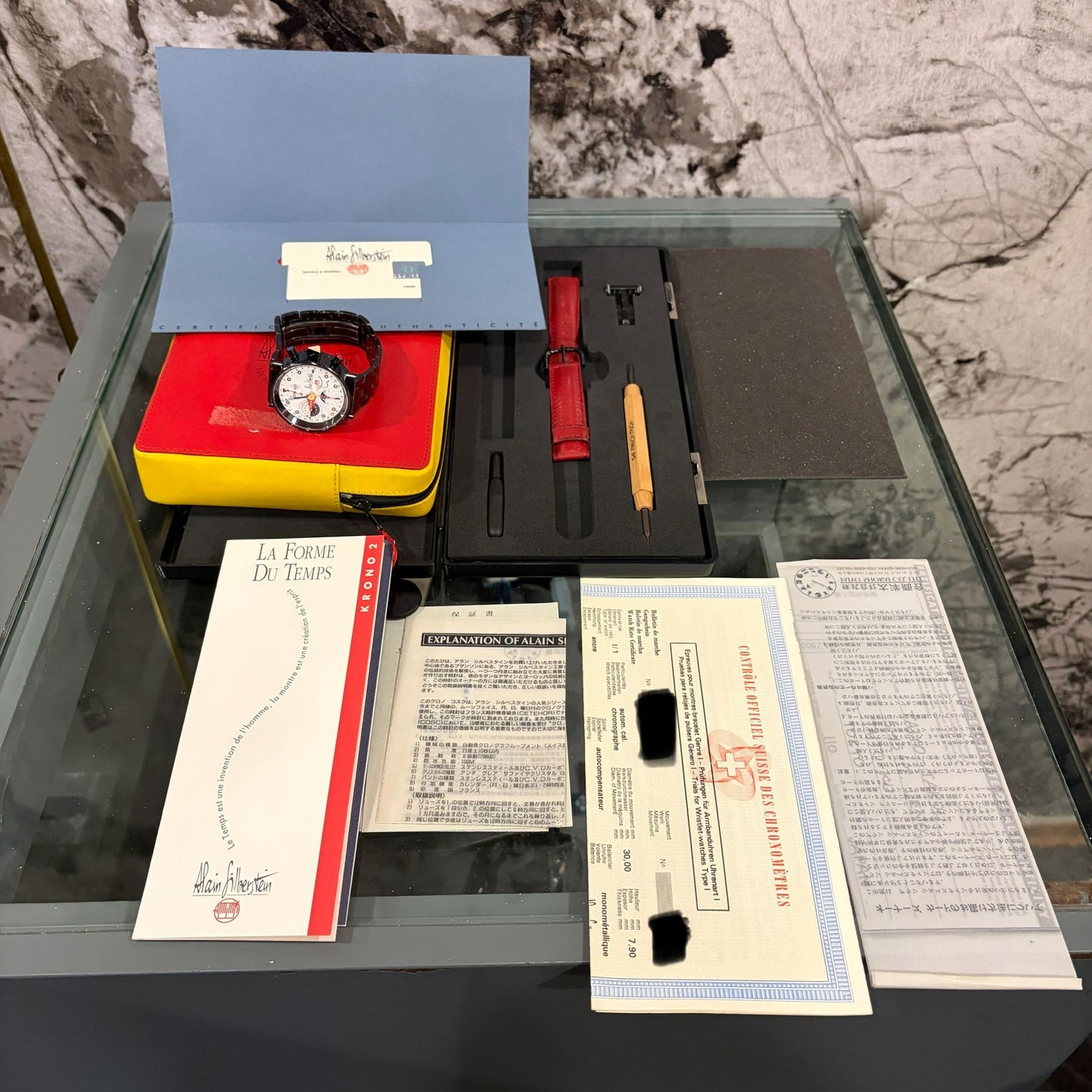 Alain Silberstein Krono II Bauhaus Triple Calendar Moon Phase Limited Edition