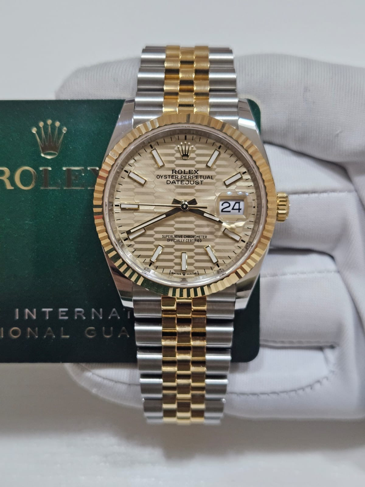 [Watch & Card] Rolex Yellow Gold Datejust, 36mm