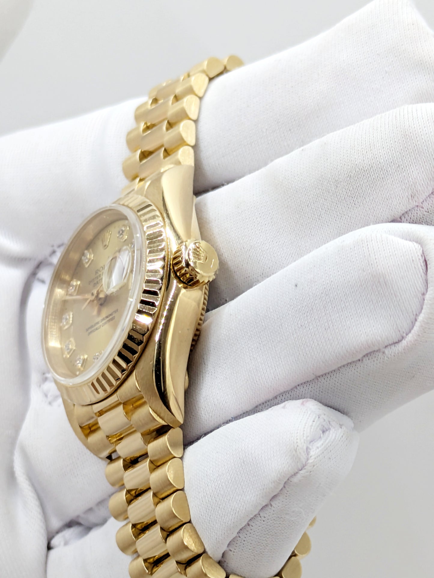 [Watch Only] 18ct Full Yellow Gold Rolex Presidential Datejust, 26mm