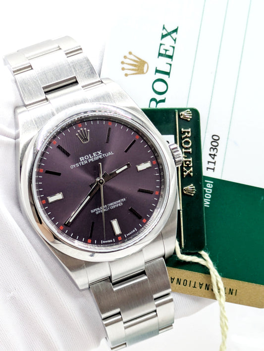 [Watch & Cert] Rolex Oyster Perpetual, 39mm