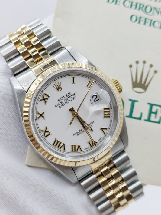 [Watch & Cert] Rolex Rolex Half-Gold Datejust, 36mm