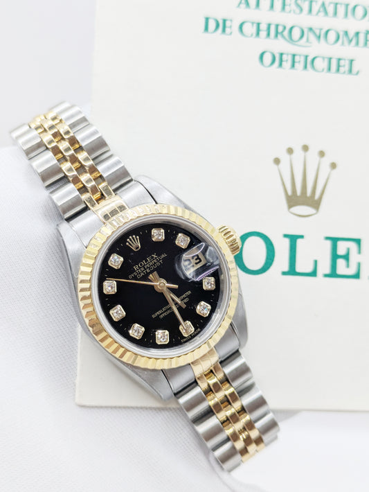 [Watch & Cert] Rolex Half-Gold Ladies Datejust, 26mm